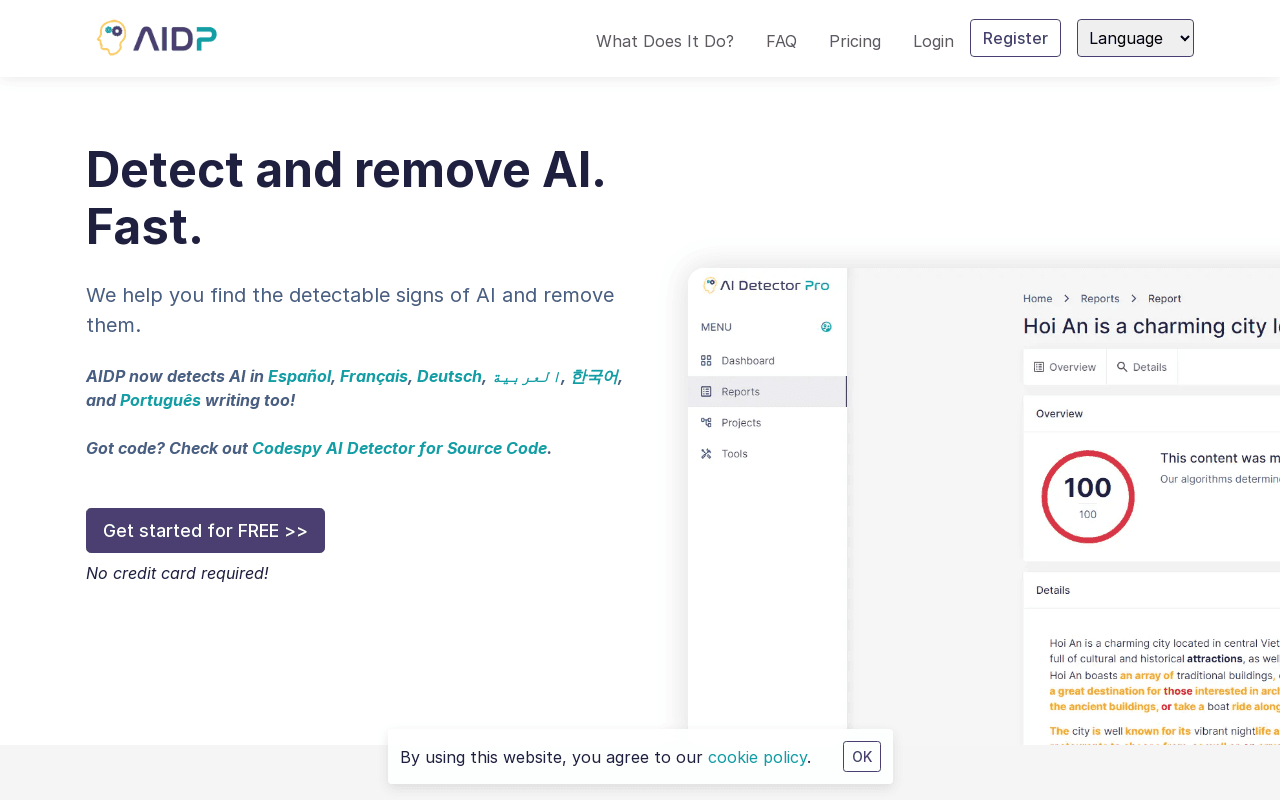 AI Detector Pro screenshot 1