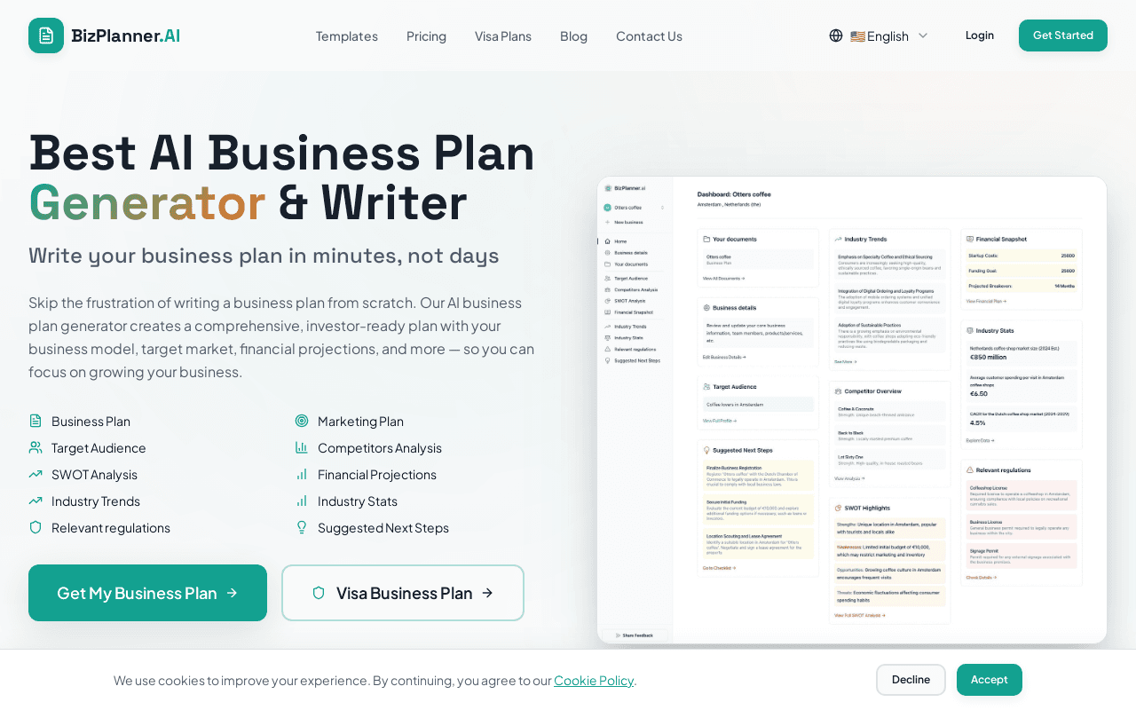 BizPlanner.ai screenshot 1