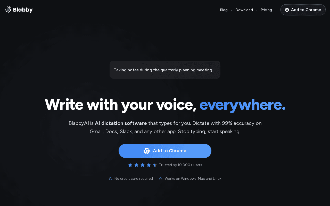 BlabbyAI screenshot 1