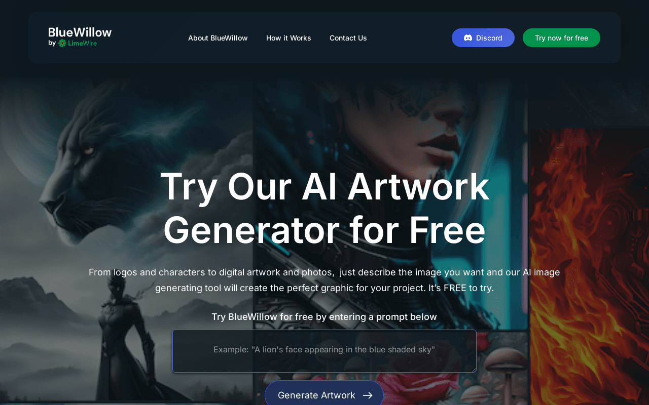BlueWillow screenshot 1