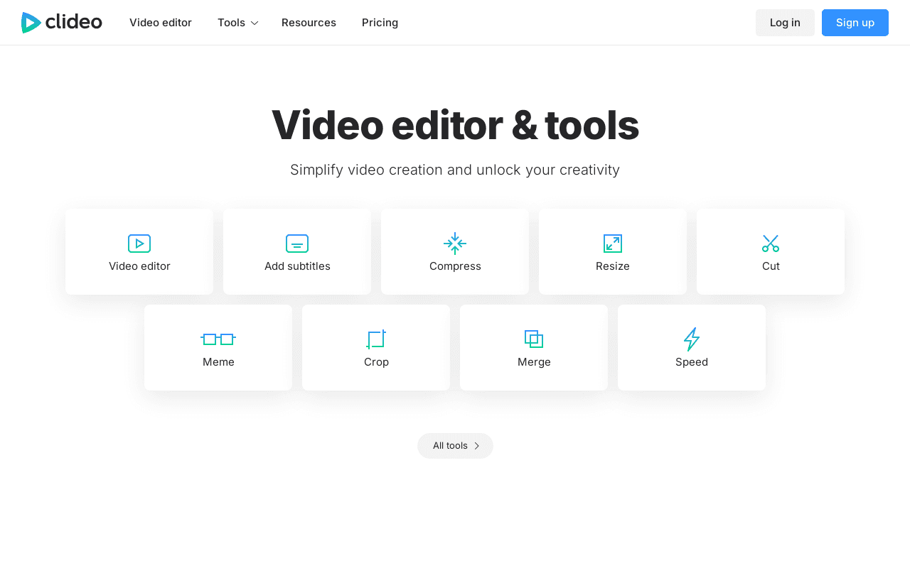 Clideo screenshot 1