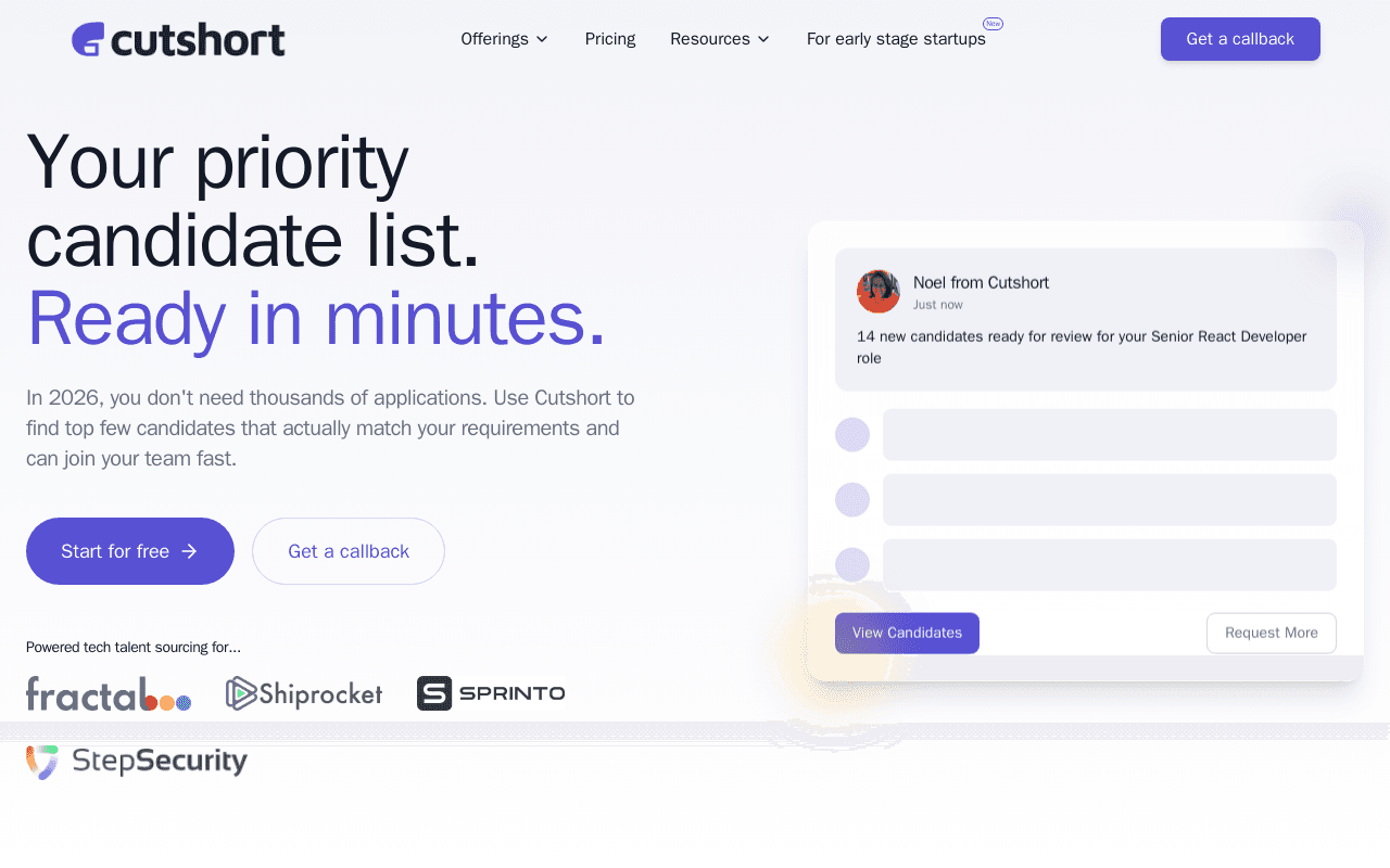 Cutshort AI screenshot 1