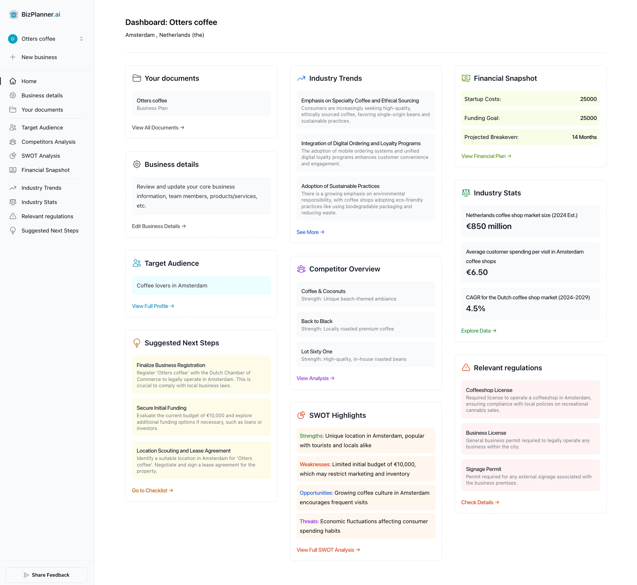 BizPlanner.ai screenshot 2