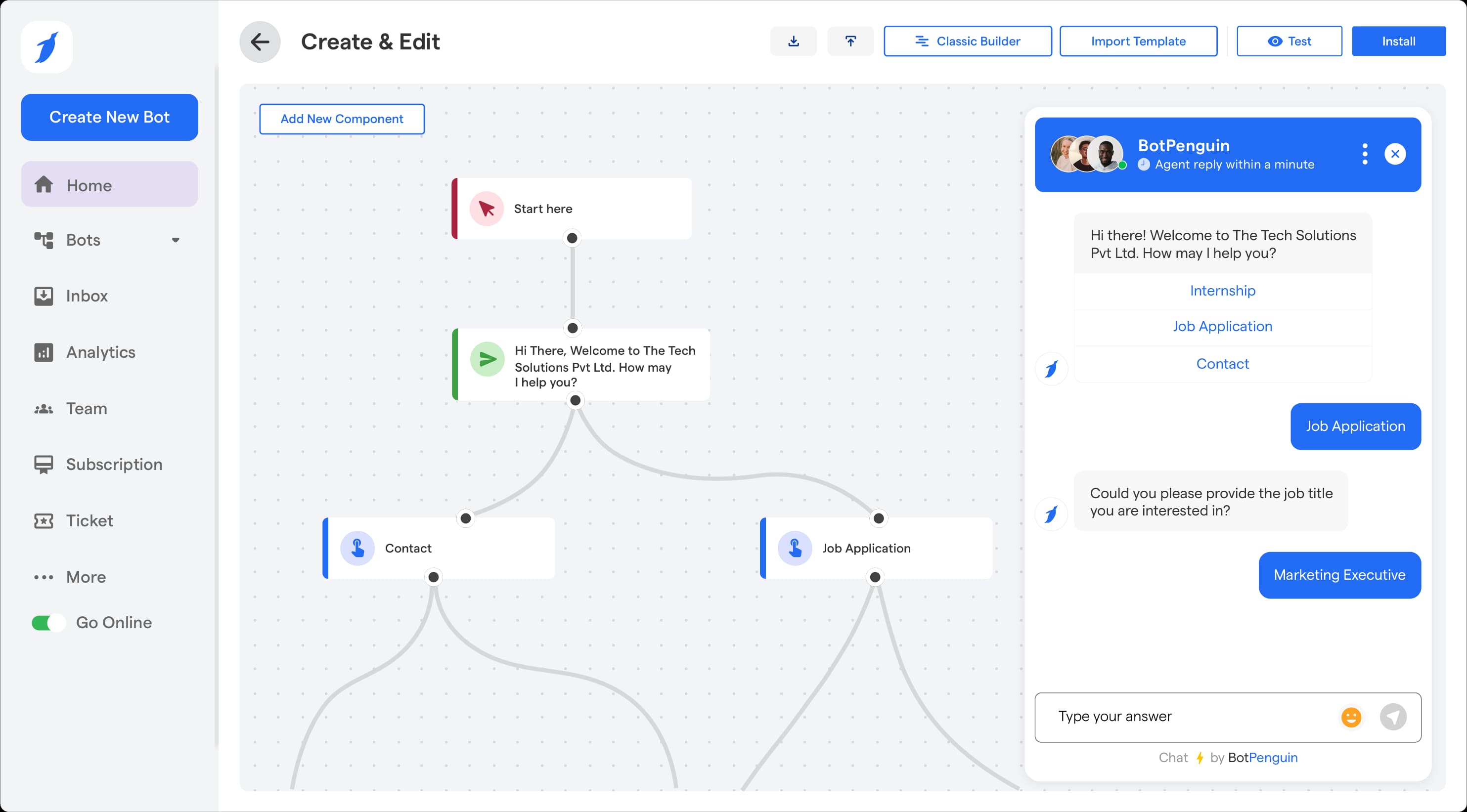 BotPenguin screenshot 1