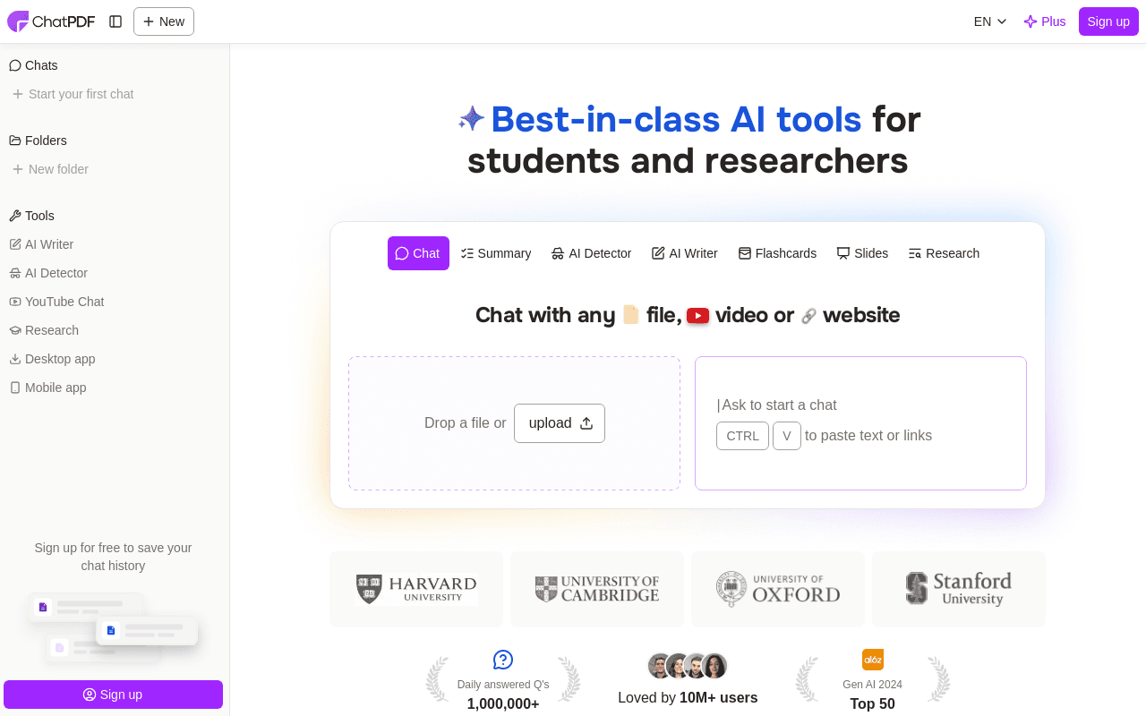 ChatPDF screenshot 1