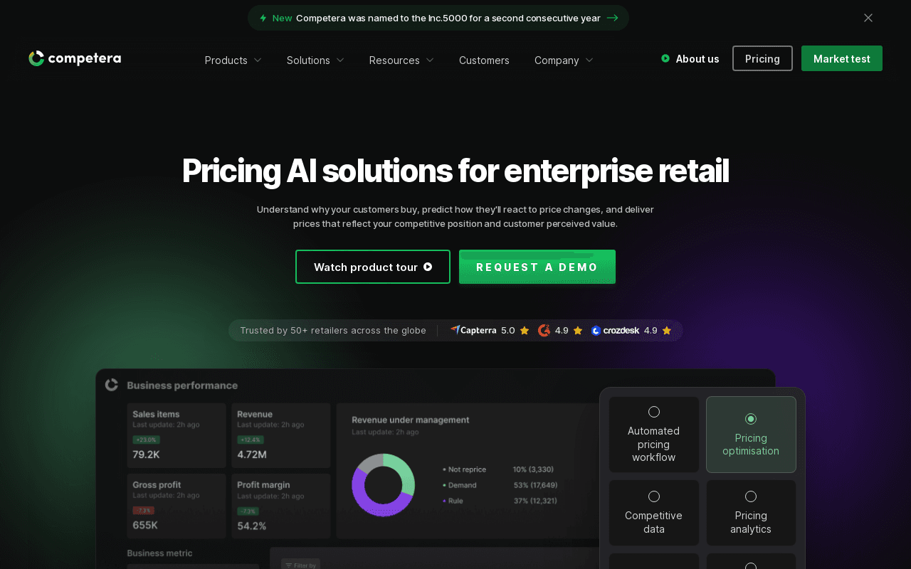 Competera screenshot 1