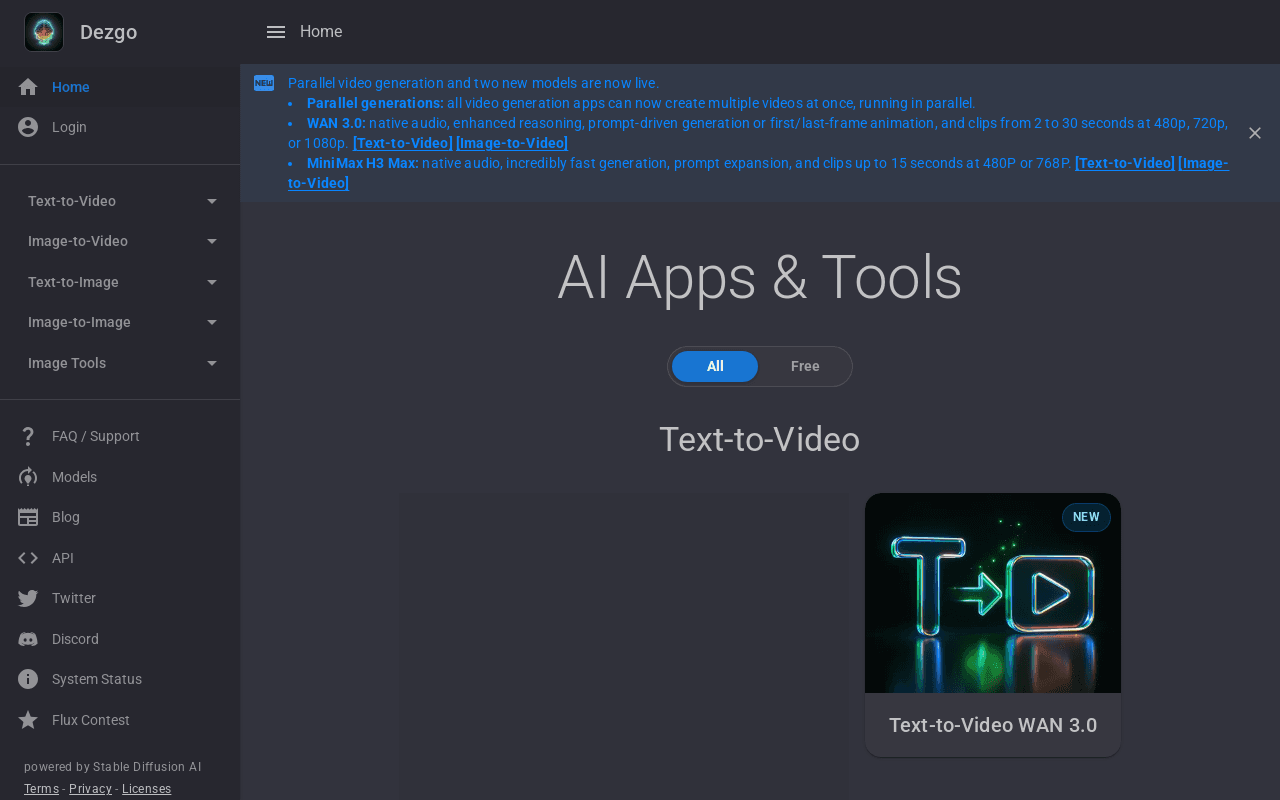 Dezgo screenshot 1