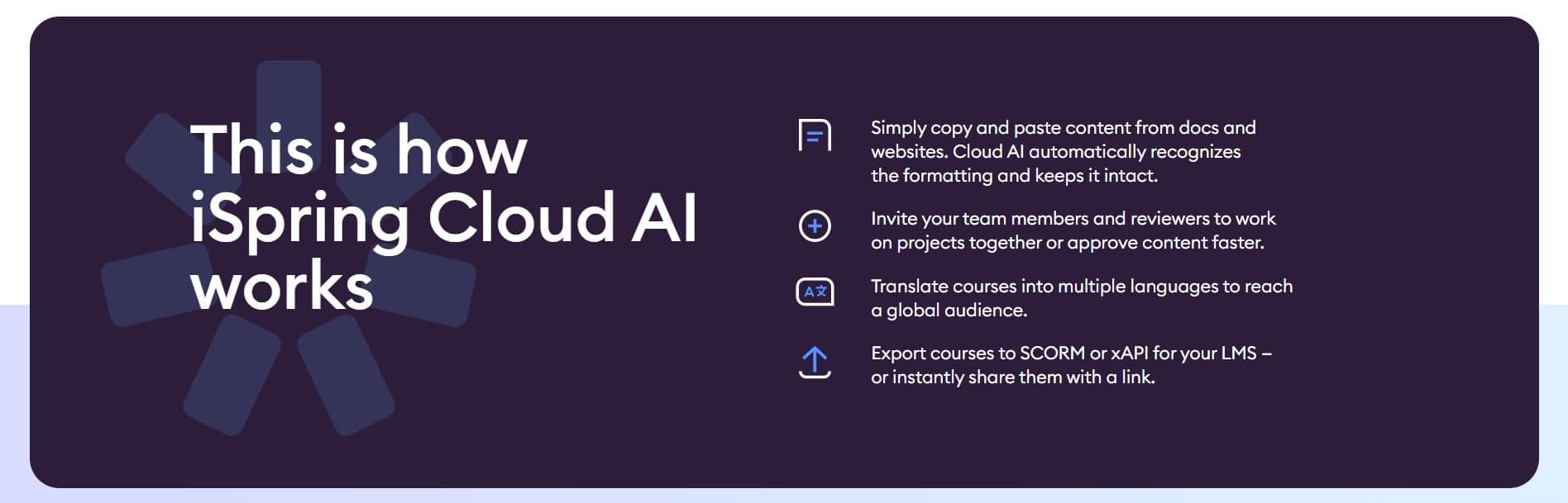 iSpring Cloud AI screenshot 1