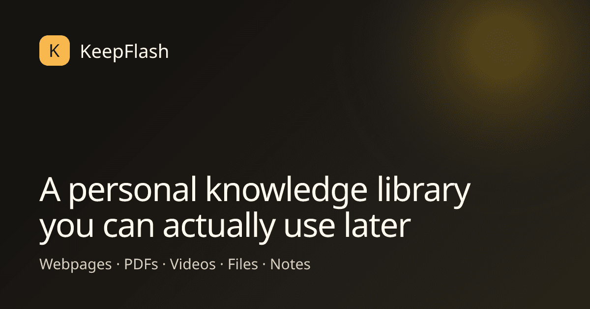 KeepFlash screenshot 1