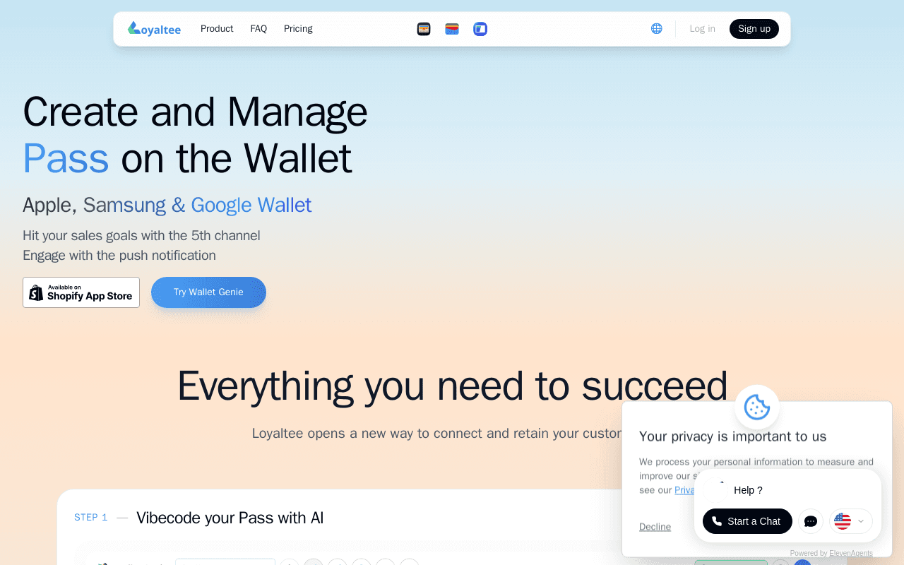 Loyaltee screenshot 1