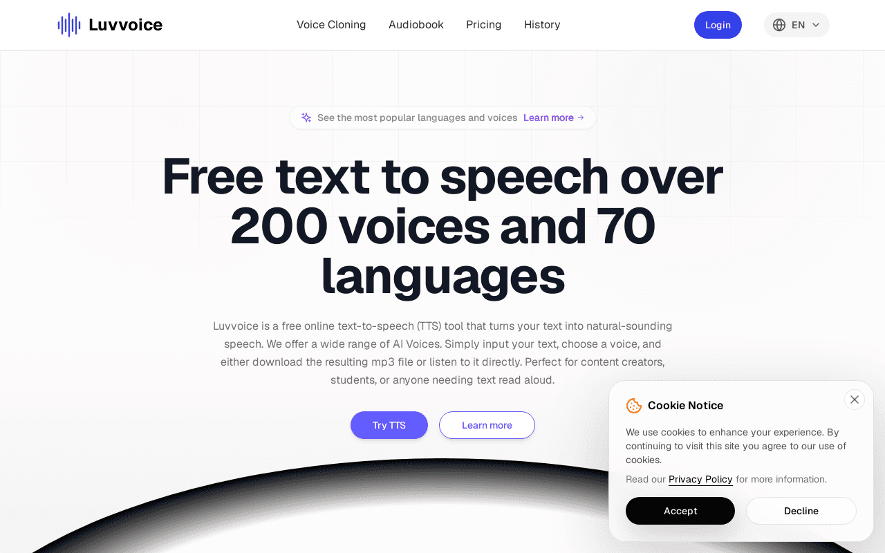 Luvvoice screenshot 1