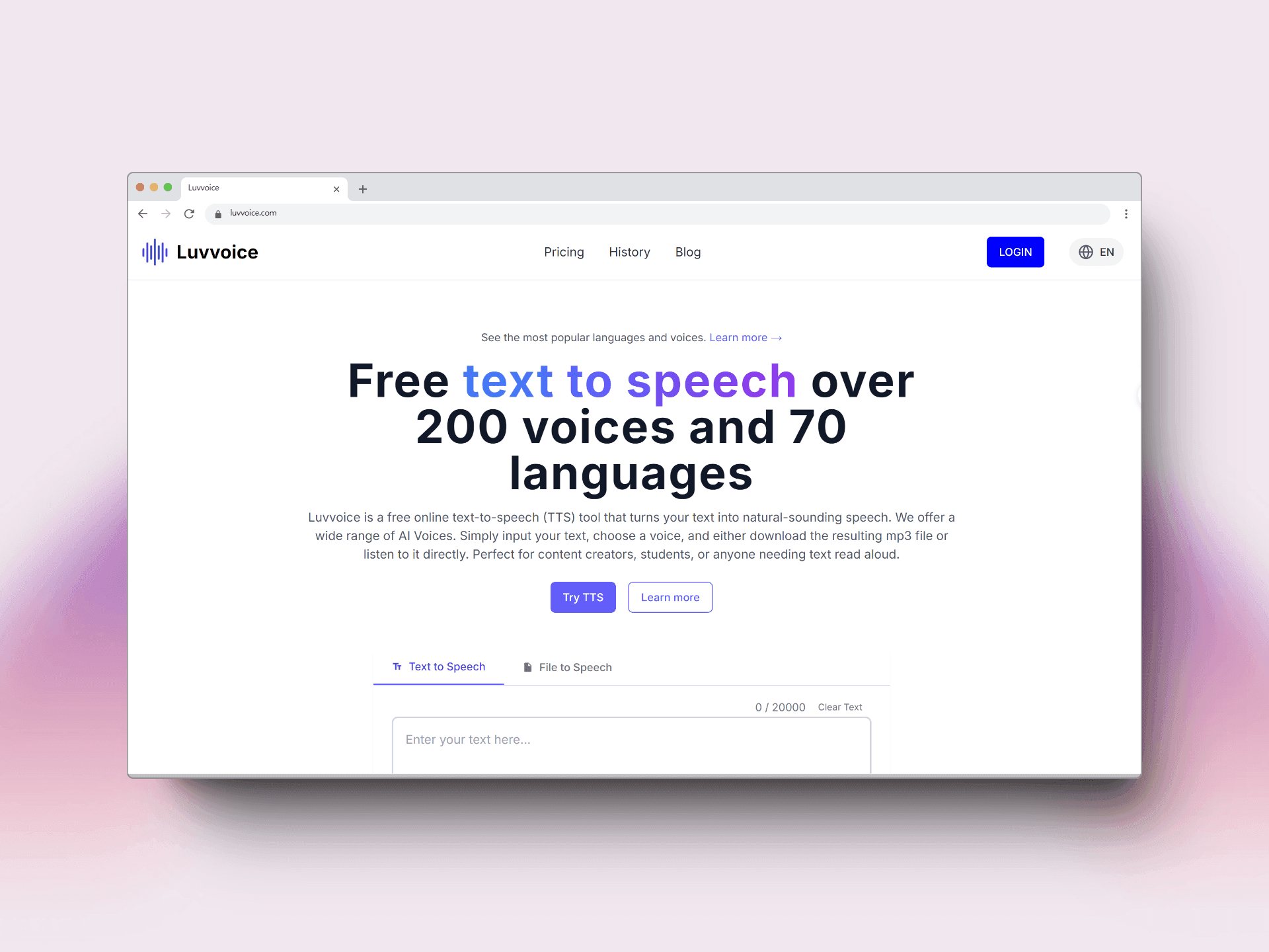 Luvvoice screenshot 2