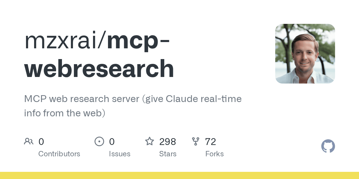 mcp-webresearch screenshot 1