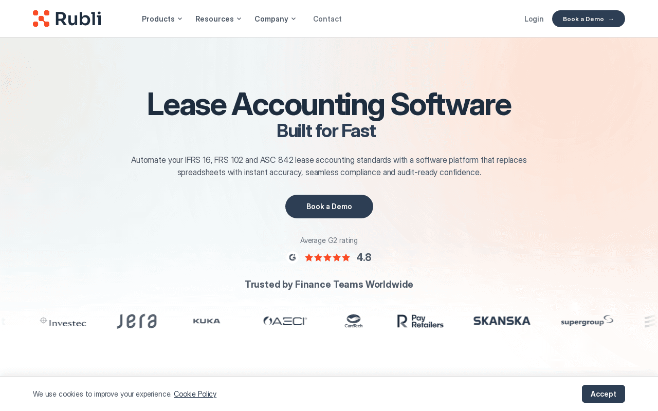Rubli Lease Accounting screenshot 1