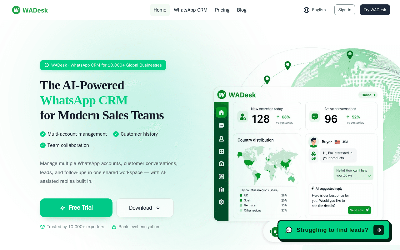 WADesk screenshot 1
